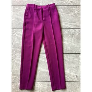 Zara Magenta Tailored Trousers